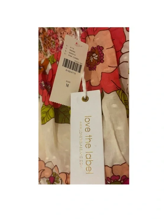 NWT Anthropologie Love the Label Cornelia Crop Tube Top - Picture 4 of 4